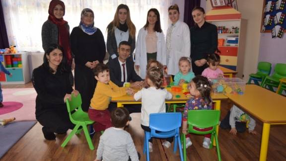 İl Milli Eğitim Müdürü Abdulcelil KAHVECİ, Milli Egemenlik Anaokuluna ziyarette bulundu.