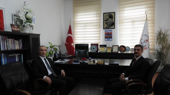 Artvin Cumhuriyet Başsavcısı Sayın Sedat ÇELİKin İl Milli Eğitim Müdürlüğü Ziyareti 