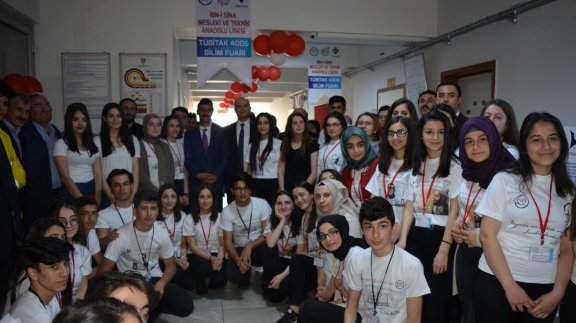 İbn-i Sina Mesleki ve Teknik Anadolu Lisesi Tübitak 4006 Bilim Fuarı 