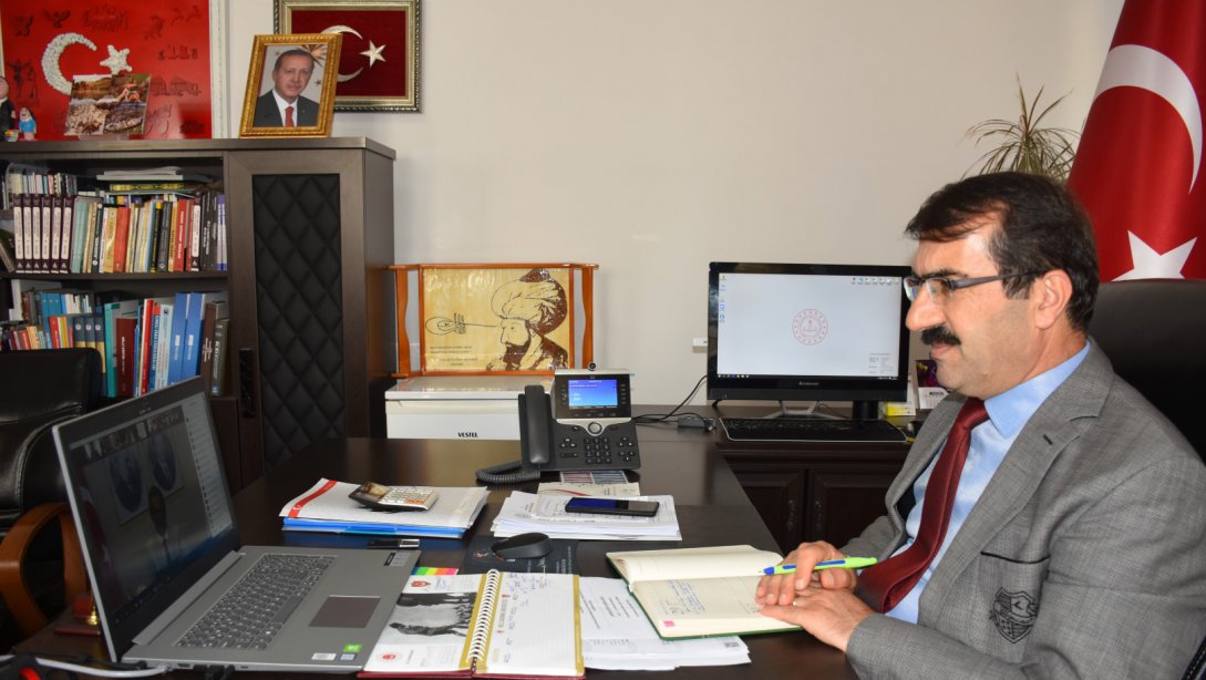 İl Müdürü Fahri ACAR, Milli Eğitim Bakanlığı Telekonferans Toplantısına Katıldı