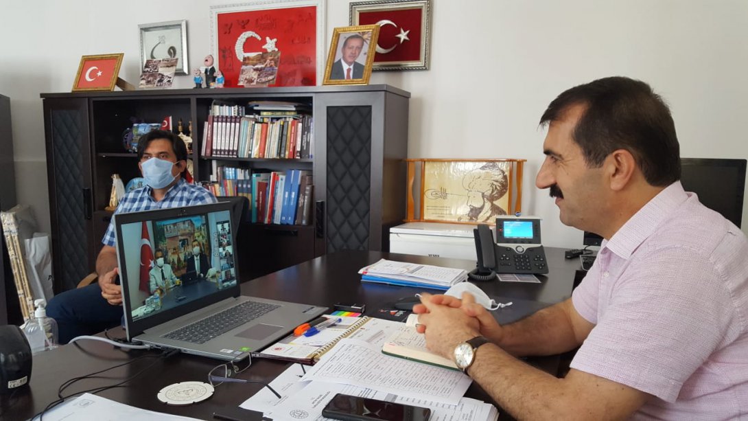 İl Müdürü Fahri ACAR, Milli Eğitim Bakanlığı Telekonferans Toplantısına Katıldı