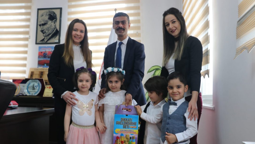 Milli Eğitim Müdürü Abdulcelil KAHVECİ, Makamını Çocuklara Devretti