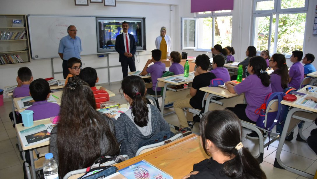 Milli Eğitim Müdürü Abdulcelil KAHVECİ 7 Mart Ortaokulu ve Atatürk Ortaokulu' nu Ziyaret Etti