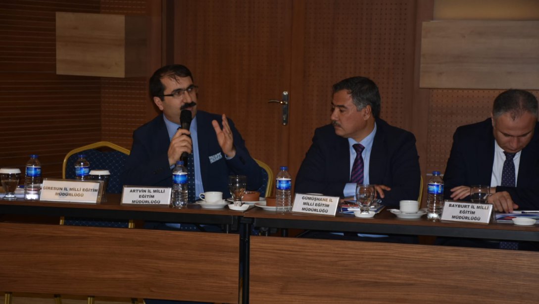 İl Milli Eğitim Müdürü Fahri ACAR, Doğu Karadeniz Bölgesi İl Müdürleri Koordinasyon Toplantısına Katıldı