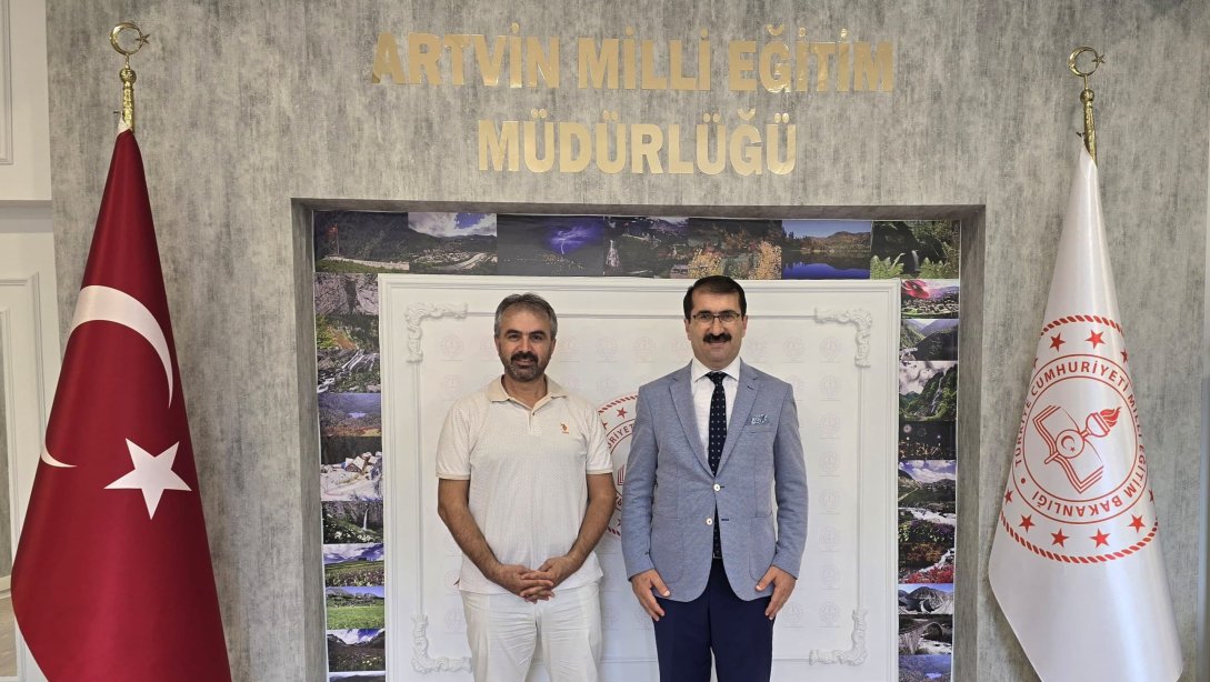 RİZE İL MİLLİ EĞİTİM MÜDÜRÜNDEN İL MÜDÜRLÜĞÜMÜZE ZİYARET